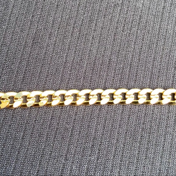 Gold Chain Cuban Link 20in 7mm - Picture 5 of 6